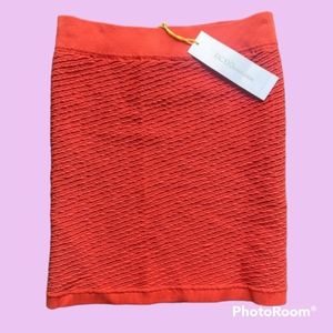 2/$20 BCBGeneration orange bandage mini skirt